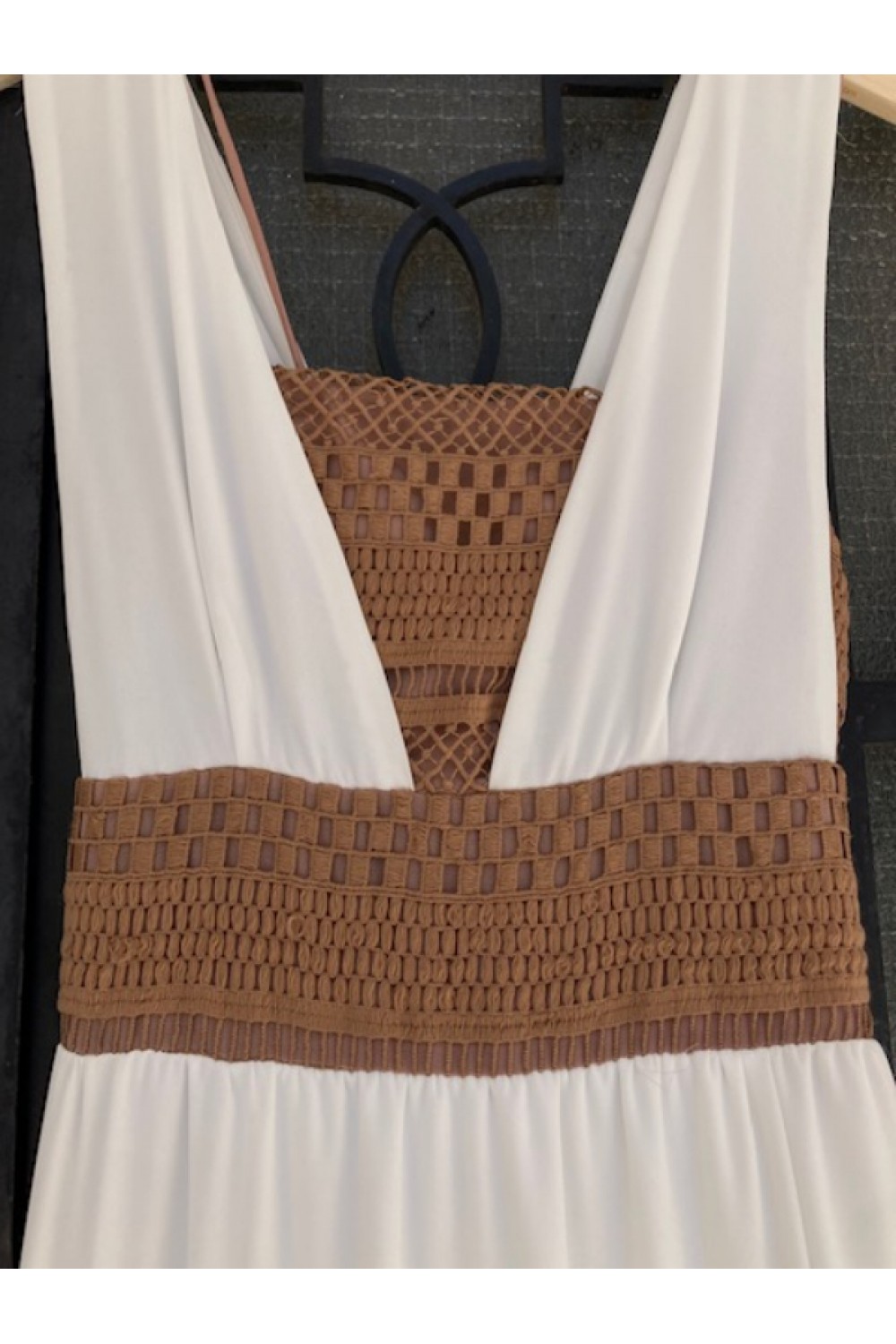 ACCESS LONG DRESS WHITE 17-3175-439