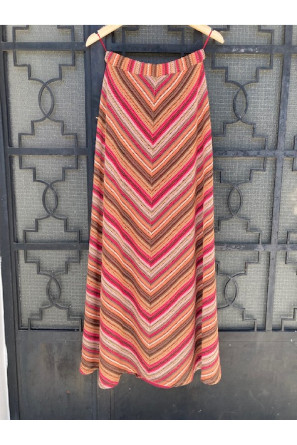 MOUTAKI WOMAN SKIRT KNIT COLORFUL 19.02.03
