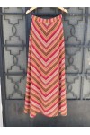 MOUTAKI WOMAN SKIRT KNIT COLORFUL 19.02.03