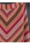 MOUTAKI WOMAN SKIRT KNIT COLORFUL 19.02.03