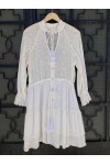 SUN&BERRIES DRESS WHITE 7778