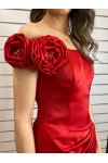 ALEYA LONG DRESS RED ROSE BE69