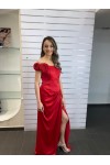 ALEYA LONG DRESS RED ROSE BE69