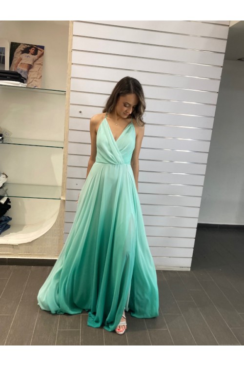 ALEYA LONG DRESS MINT BE70