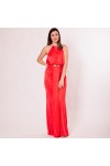 TASSOS MITROPOULOS MAXI DRESS RED ΤΜ19312