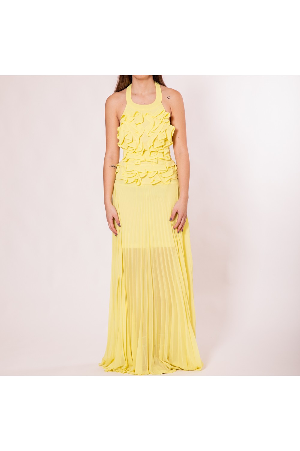 TASSOS MITROPOULOS MAXI DRESS YELLOW ΤΜ14373