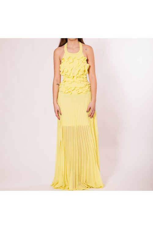 TASSOS MITROPOULOS MAXI DRESS YELLOW ΤΜ14373