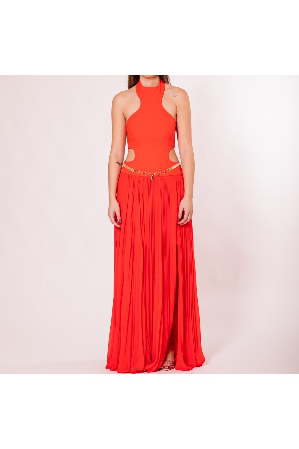 TASSOS MITROPOULOS OPEN BACK DRESS TM17357