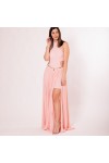 TASSOS MITROPOULOS OPEN BACK DRESS PINK TM1357