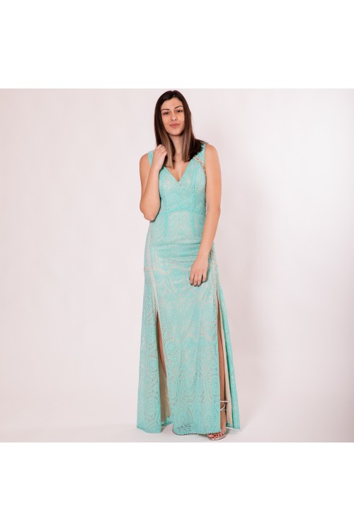 TASSOS MITROPOULOS LACE DRESS TM15357