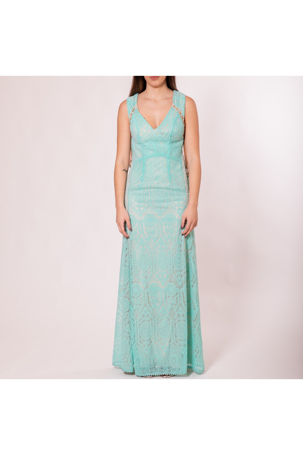 TASSOS MITROPOULOS LACE DRESS TM15357