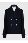 TOMMY HILFIGER DOUBLE BREASTED PEACOAT DESERT SKY WW0WW35074-DW5