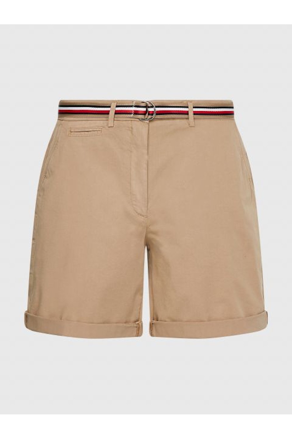 TOMMY HILFIGER COTTON TENCEL CHINO SHORT BEIGE WW0WW30482-AEG
