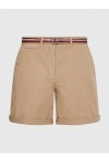 TOMMY HILFIGER COTTON TENCEL CHINO SHORT BEIGE WW0WW30482-AEG