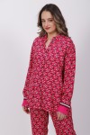 TOMMY HILFIGER GEOMETRIC PRINT RELAXED FIT SET PINK WW0WW34607-0J0