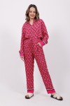 TOMMY HILFIGER GEOMETRIC PRINT RELAXED FIT SET PINK WW0WW34607-0J0