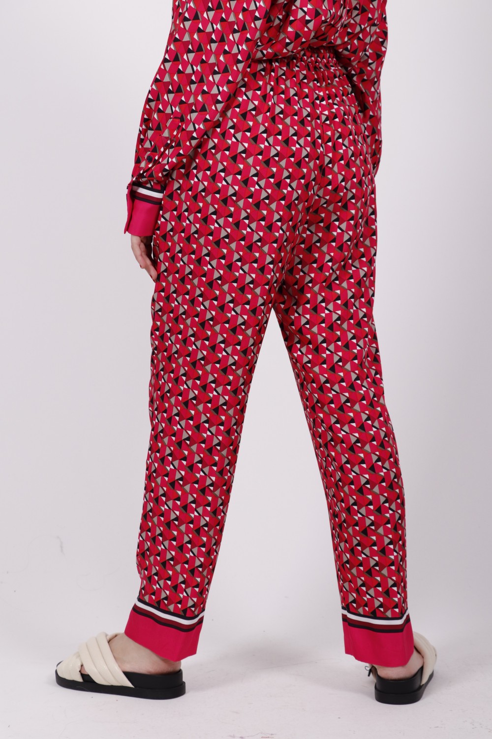 TOMMY HILFIGER GEOMETRIC PRINT RELAXED FIT SET PINK WW0WW34607-0J0