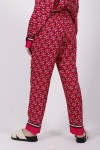 TOMMY HILFIGER GEOMETRIC PRINT RELAXED FIT SET PINK WW0WW34607-0J0