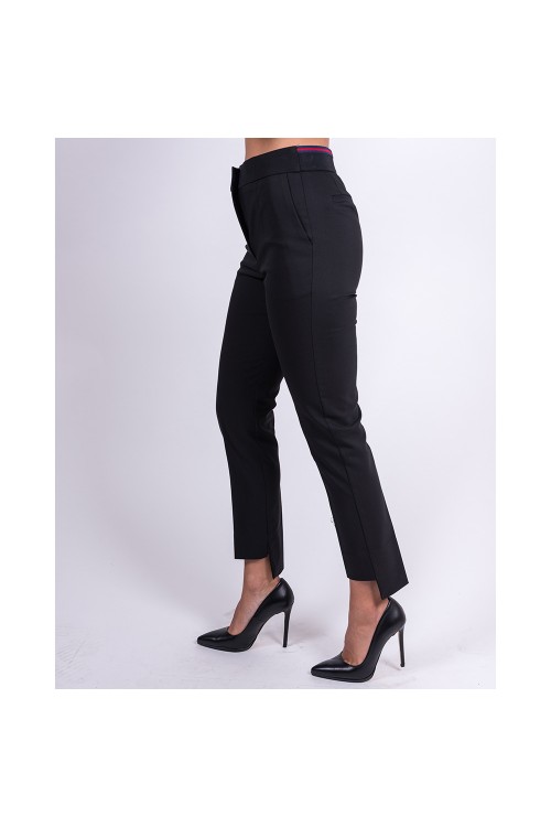 TWENTY-29 PANTS WITH ELASTIC WAISTBAND BLACK 21066766621