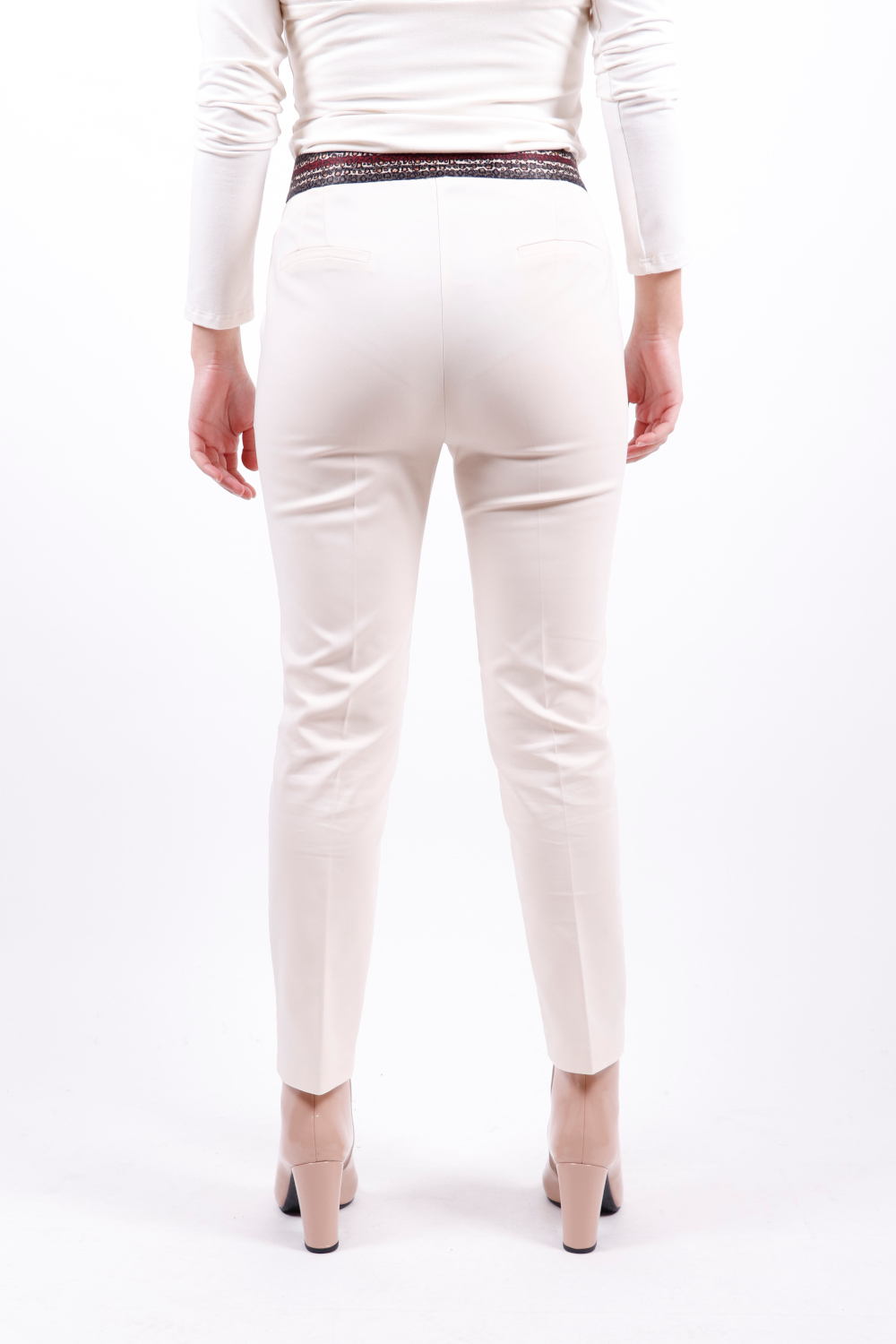 TWENTY-29 HIGHWAIST CIGARETTE PANTS ECRU 21085077206