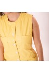 TWENTY-29 ECO LEATHER DRESS YELLOW 21081917455