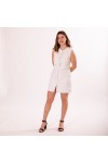 TWENTY-29 ECO LEATHER DRESS WHITE 21081917455