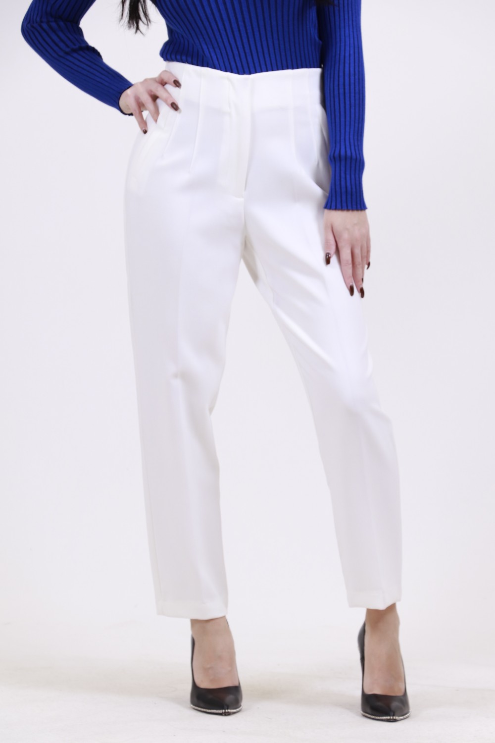 TWENTY-29 HIGHWAIST PANTS WHITE 8126