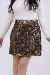 TWENTY-29 WOMAN SKIRT GOLD 21066066648