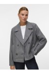 VERO MODA VINCEMIA SHORT JACKET MEDIUM GREY MELANGE 10300488