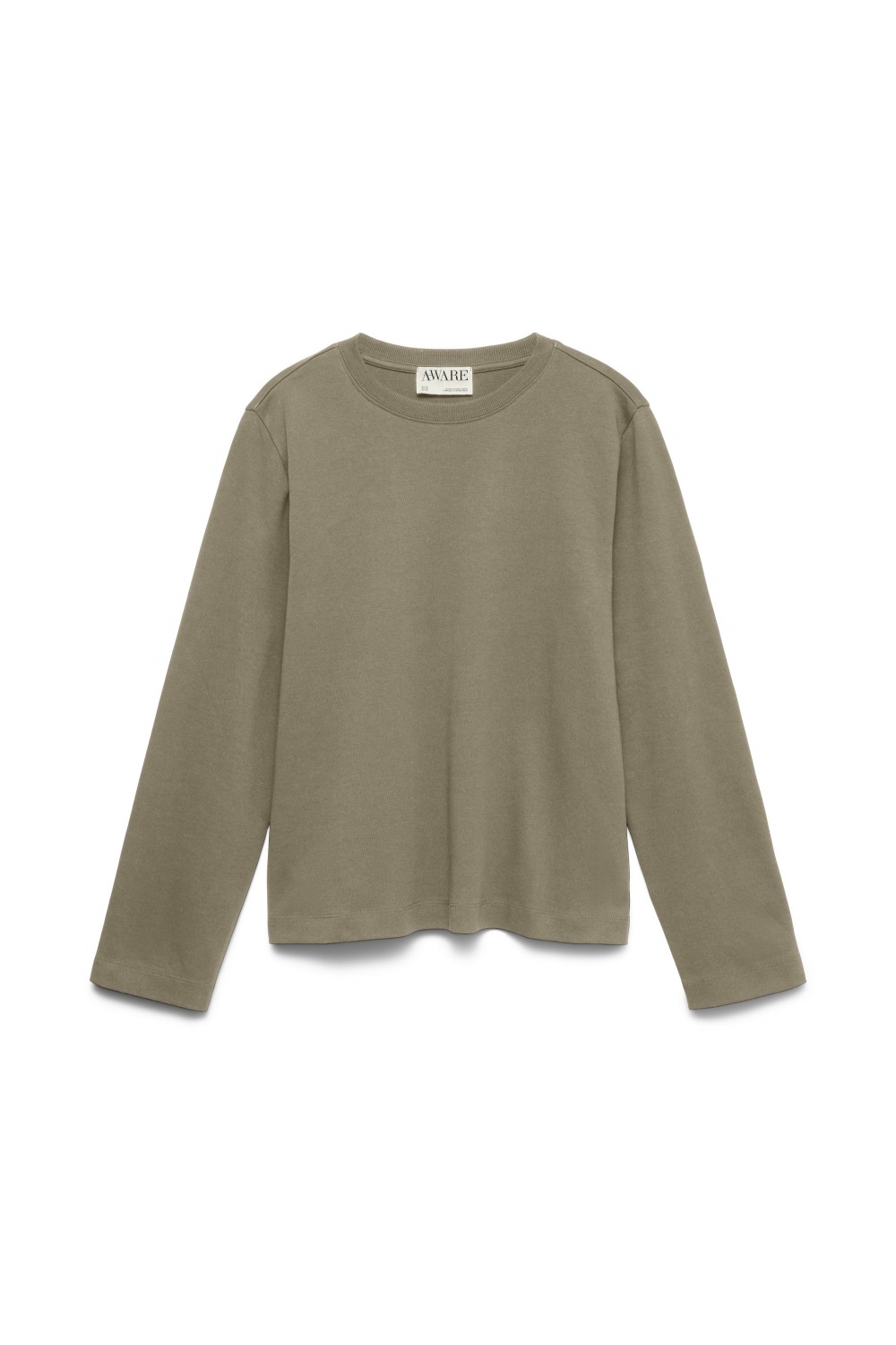 VERO MODA AW NAIMA LS O-NECK BOXY TOP CORIANDER 10352569