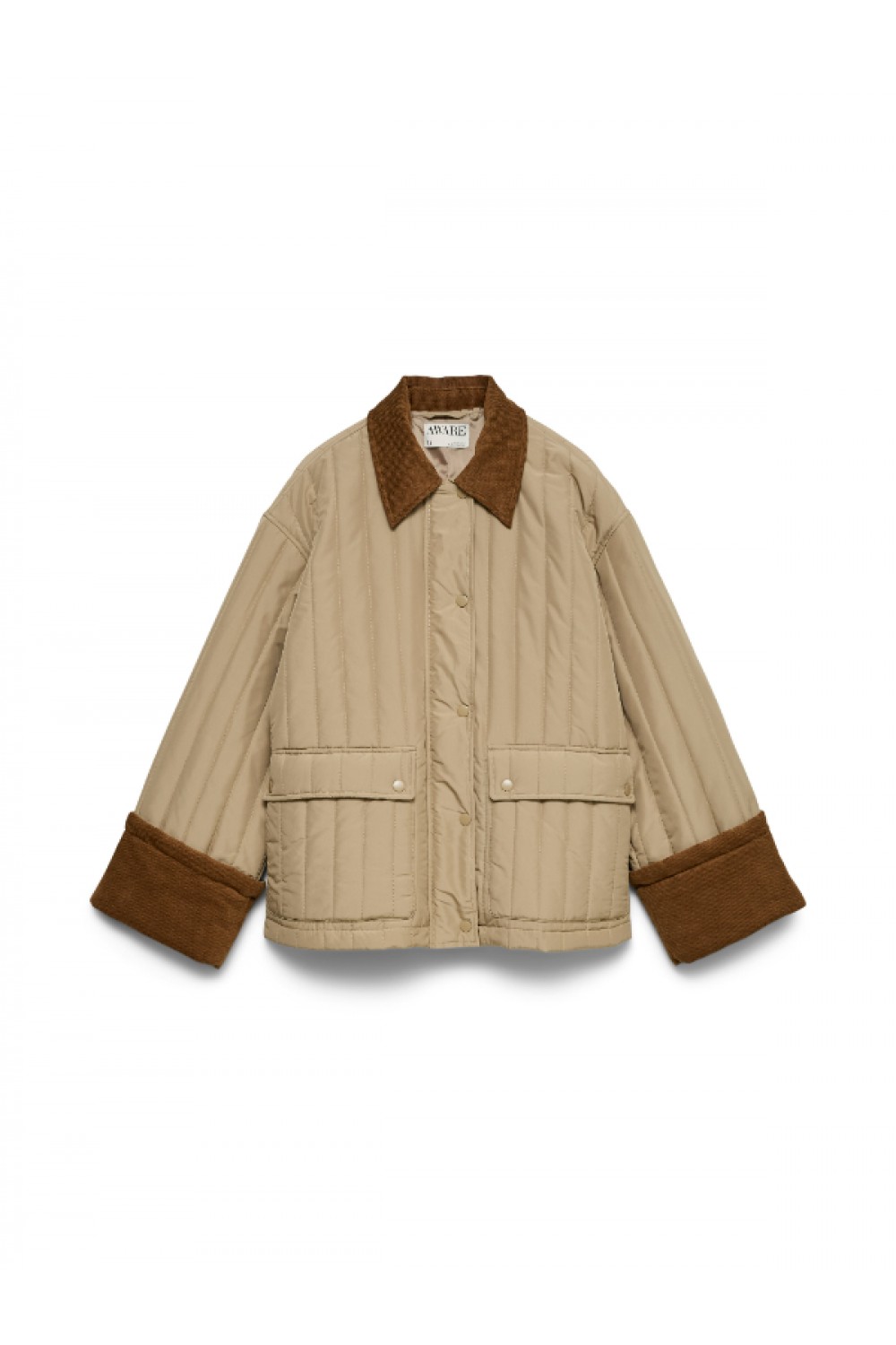 VERO MODA AW SISSY OVERSIZE QUILTED JACKET CORIANDER 10329624