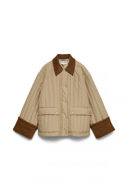 VERO MODA AW SISSY OVERSIZE QUILTED JACKET CORIANDER 10329624