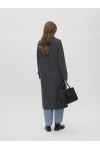 VERO MODA MEVA LONG COAT NOOS MEDIUM GREY MELANGE 10348666