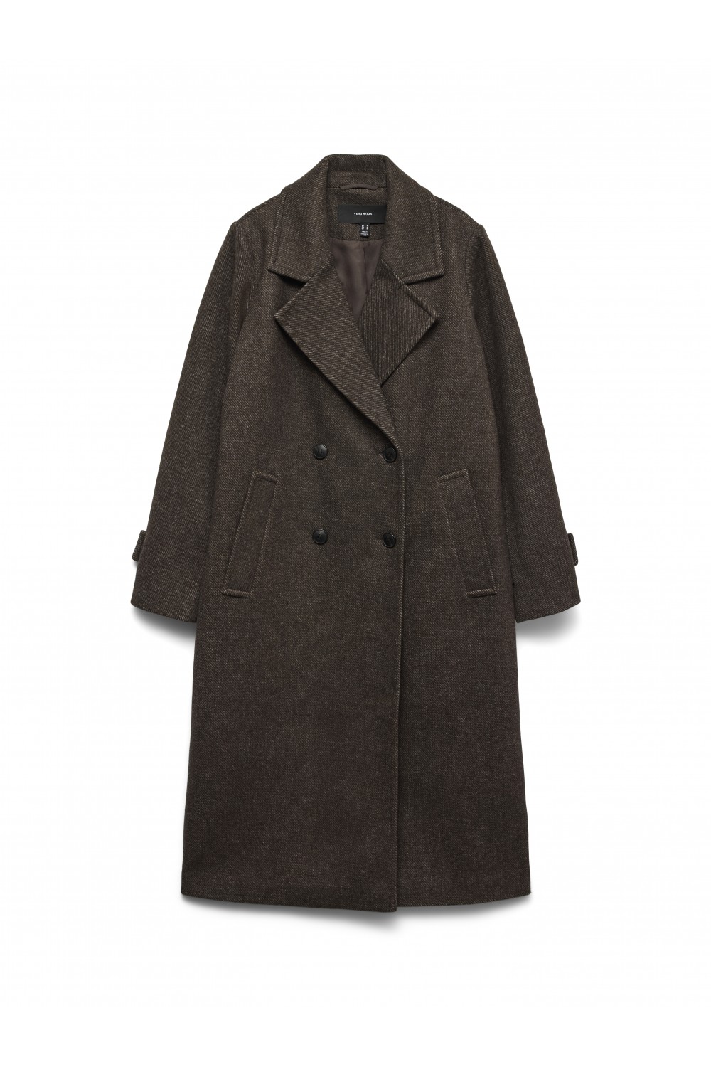 VERO MODA MEVA LONG COAT NOOS CHOCOLATE TORTE 10348666