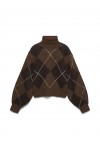 VERO MODA DARLA LS ROLLNECK PULLOVER COCOA BROWN 10350491