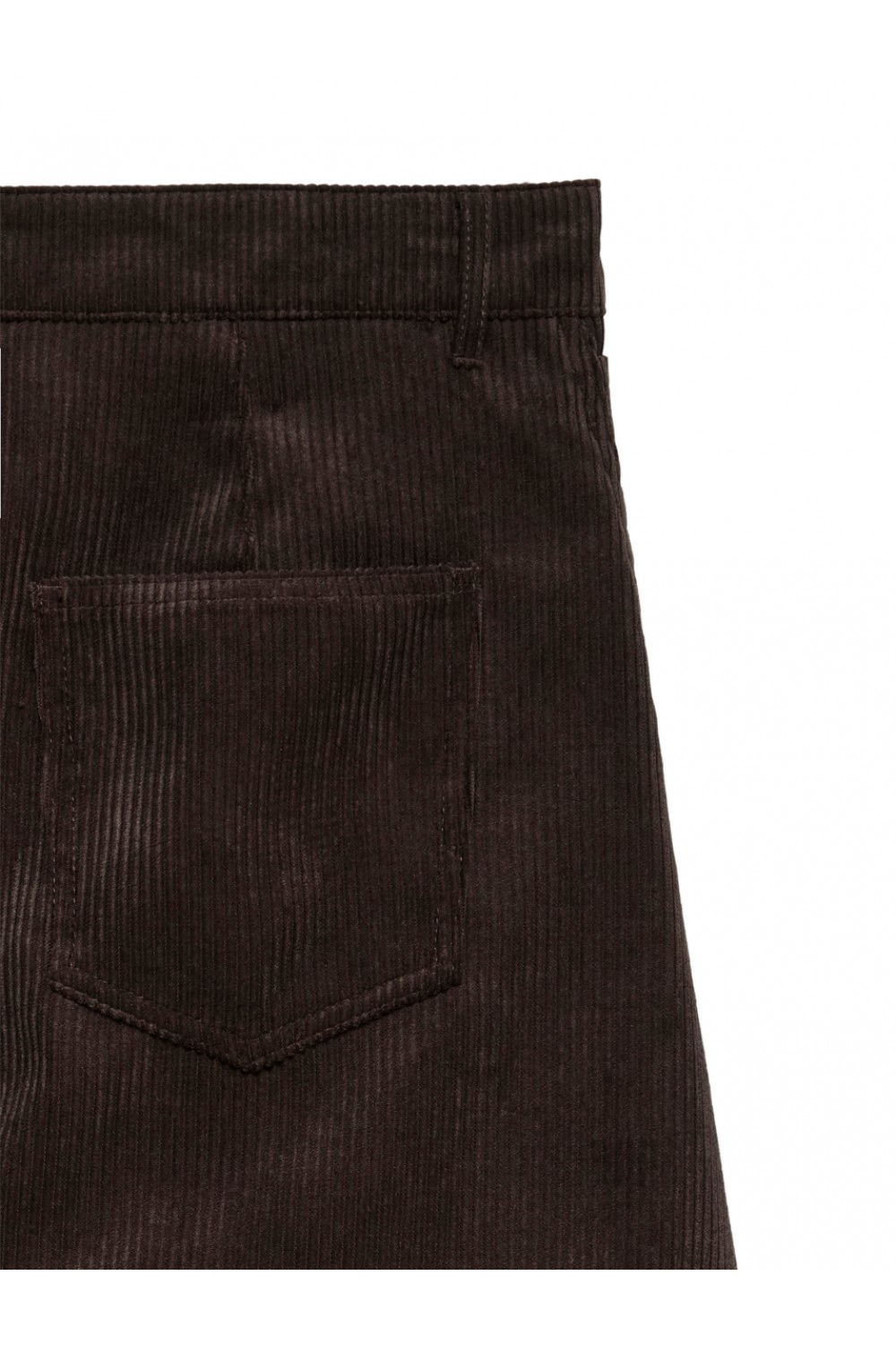VERO MODA KAITLIN HW WIDE CORD BARREL PANT BLACK 10350964