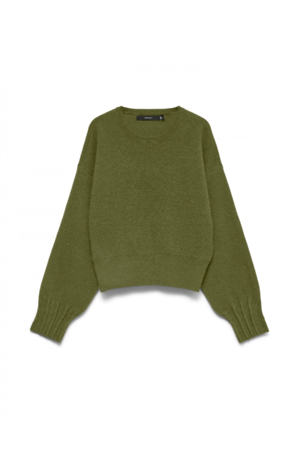 VERO MODA KACY LS O-NECK PULLOVER SPHAGNUM 10350237