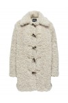 ONLY VIKI FAUX FUR DUFFLE COAT OTW PUMICE STONE 15325921