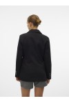 VERO MODA ELMA LS LOOSE GOLD BUTTON BLAZER BLACK 10316578