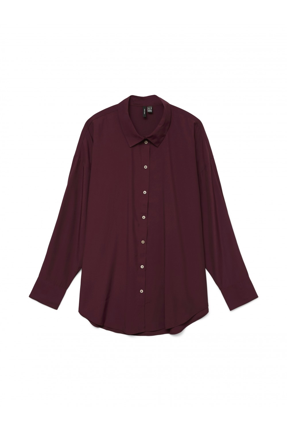 VERO MODA NORA LS OVERSIZE SHIRT WVN GA NOOS WINETASTING 10319825