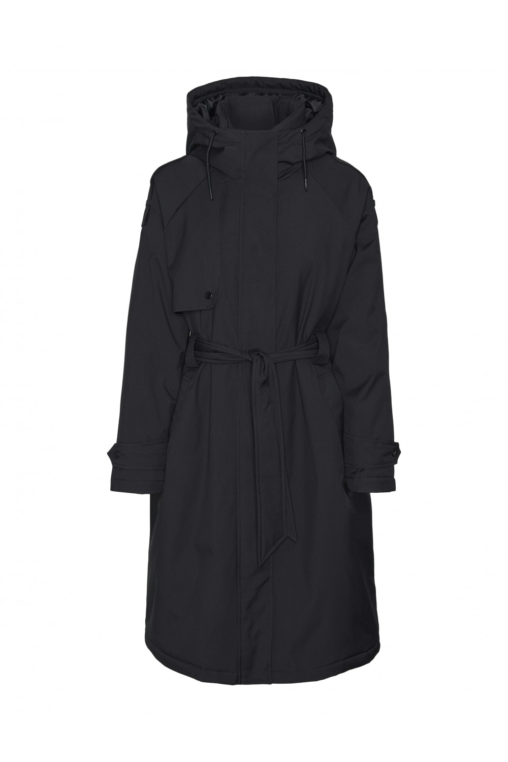 VERO MODA JANE LONG COAT BLACK 10315446