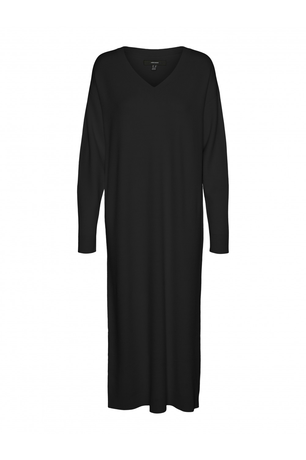 VERO MODA GOLD LS V-NECK 7/8 DRESS GA BLACK 10311413