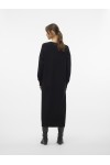 VERO MODA GOLD LS V-NECK 7/8 DRESS GA BLACK 10311413