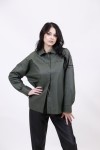 MOUTAKI WOMAN SHIRT KHAKI 24.09.108