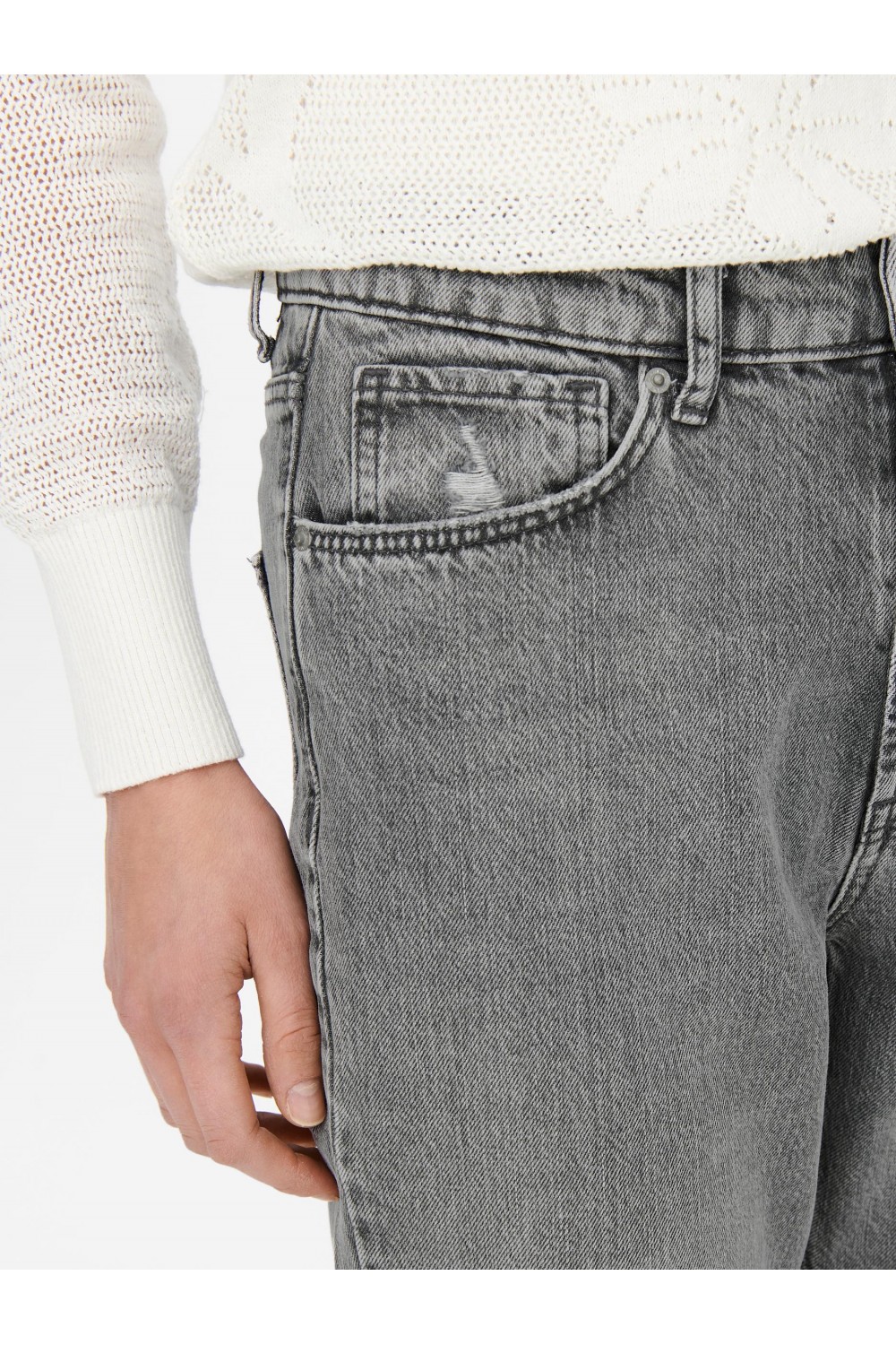 ONLY MEGAN LIFE WIDE DENIM LIGTH GREY 15223902