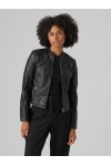 VERO MODA FAVODONA COATED JACKET BLACK 10288555