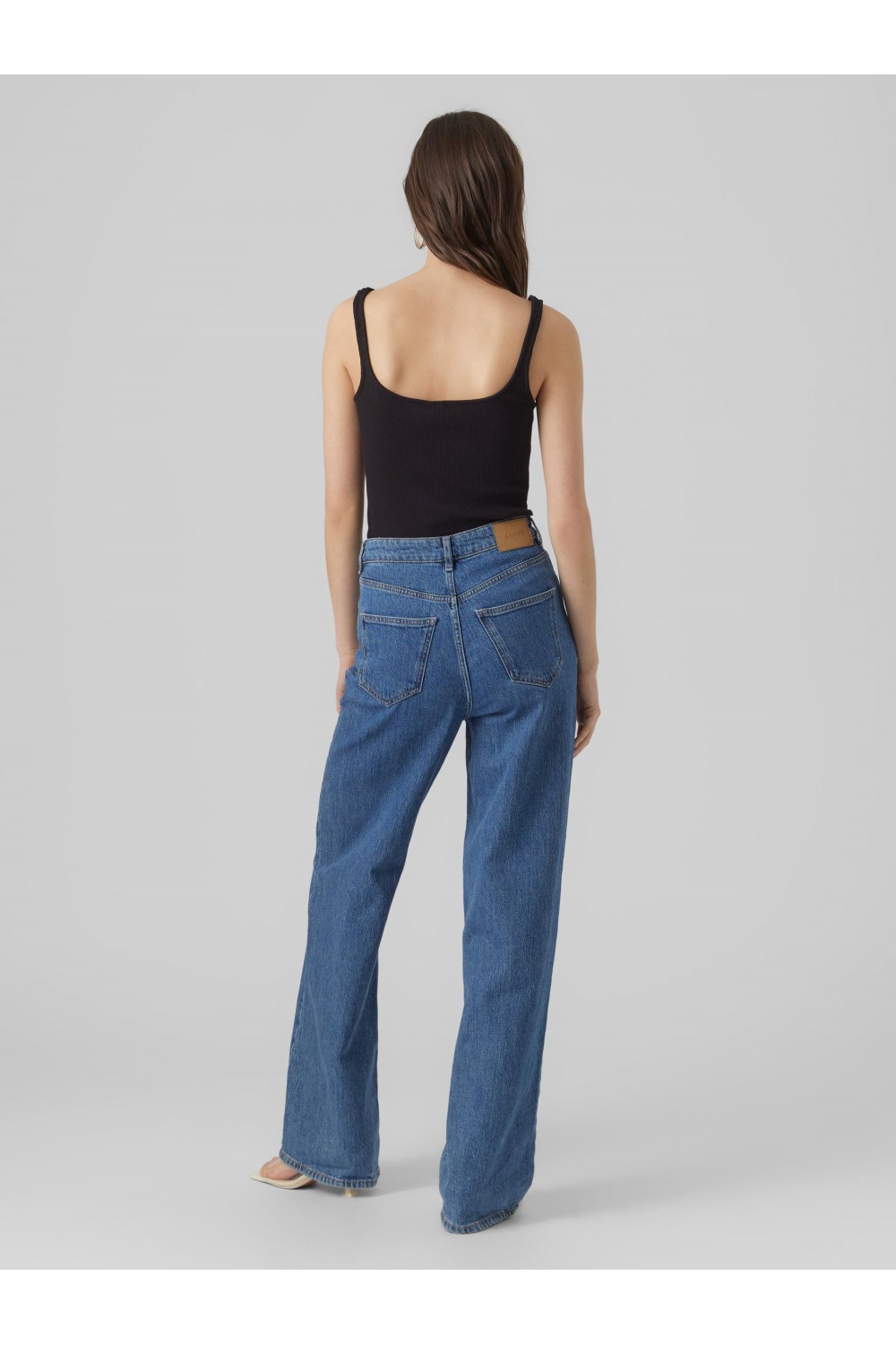 VERO MODA ISLA SL TANK TOP BLACK 10279075