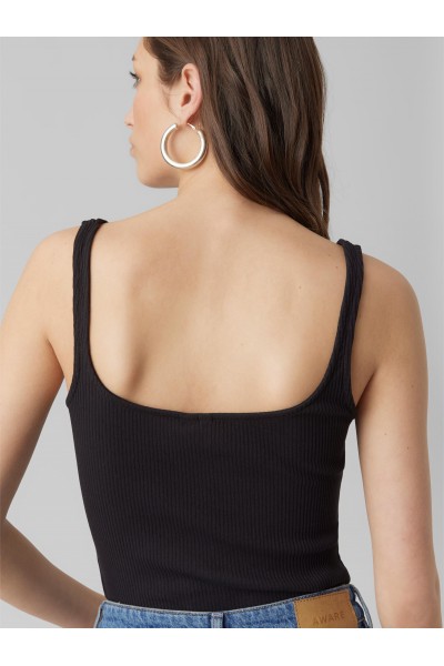 VERO MODA ISLA SL TANK TOP BLACK 10279075