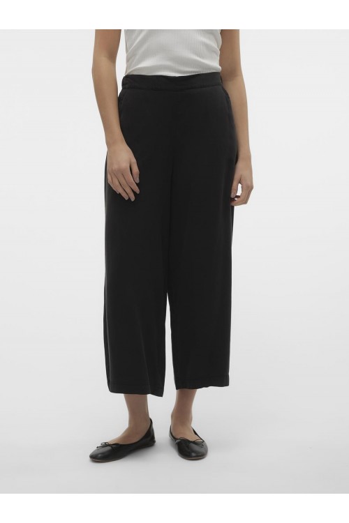 VERO MODA BREE MR WIDE PANT TENCEL CULOTE BLACK 10304861