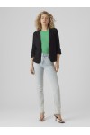 VERO MODA JESMILO 3/4 LOOSE LINEN BLAZER BLACK 10279700